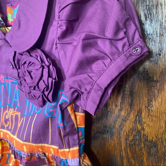 Cast collection Rosalita McGee city purple dress size 4 - Picture 4 of 14